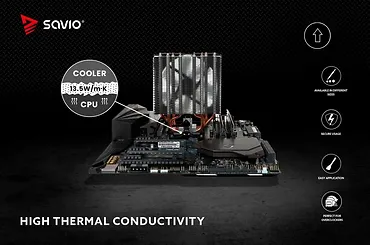 Savio Pasta termoprzewodząca Glacier 13,5 W/mK, 1g TG-03