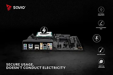 Savio Pasta termoprzewodząca Glacier 13,5 W/mK, 1g TG-03