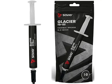 Savio Pasta termoprzewodząca Glacier 13,5 W/mK, 1g TG-03