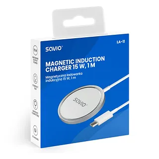 Savio Magnetyczna ładowarka indukcyjna 15 W LA-11
