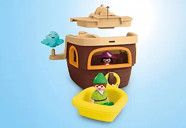 Playmobil Zestaw z figurkami JUNIOR & Disney Piracki statek Piotrusia Pana