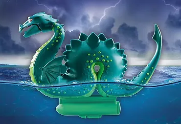 Playmobil Zestaw z figurkami My Life 71830 Wiking z morskim potworem