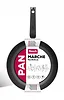 Lamart Patelnia aluminiowa z powłoką non-stick LP1002 MARCHE 24cm czarna