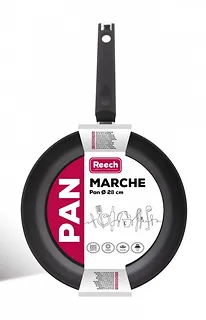 Lamart Patelnia aluminiowa z powłoką non-stick LP1003 MARCHE 28cm czarna