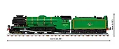 Cobi Klocki Klocki Lokomotywa Flying Scotsman BSL