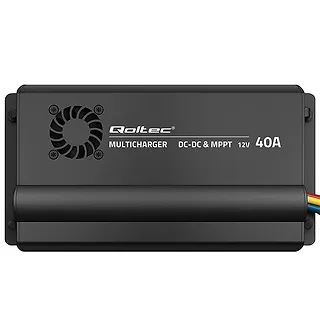 Qoltec Automatyczna Ładowarka DC-DC 12V z regulatorem MPPT | 40A |      LiFePO4 AGM GEL STD