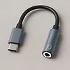 Qoltec Adapter USB-C | Jack 3.5mm | 10 cm