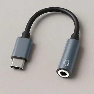 Qoltec Adapter USB-C | Jack 3.5mm | 10 cm