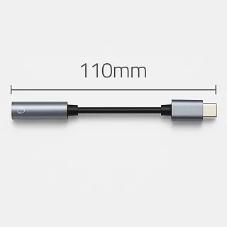 Qoltec Adapter USB-C | Jack 3.5mm | 10 cm