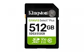 Kingston Karta pamięci SD 512GB Canvas Select Plus Gen3 150MB/s