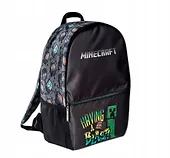 Plecak dwukomorowy 40 cm Minecraft