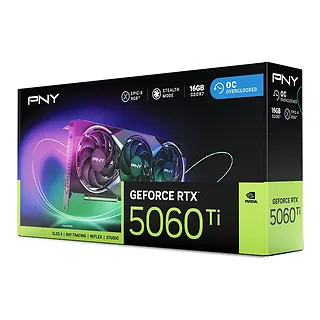 PNY Karta graficzna GeForce RTX 5060 Ti 16GB RGB VCG5060T16TFXXPB1-O