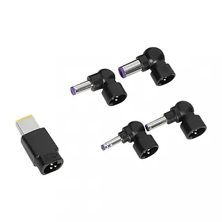 Targus Zestaw akcesoriów Legacy Power 90 W (kabel DC do końcówki + 5 końcówek + drążek do przechowywania) - 1,8 m