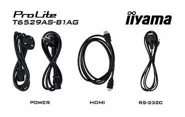 IIYAMA Monitor 65 cali T6529AS-B1AG VA,4K,HDMIx2,USB-C,RJ45,2x10W,WiFi,     Android 14, Signal FailOver, Whiteboard, iiSignage2 (CMS), iiControl (DMS),   iiS