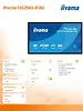 IIYAMA Monitor 65 cali T6529AS-B1AG VA,4K,HDMIx2,USB-C,RJ45,2x10W,WiFi,     Android 14, Signal FailOver, Whiteboard, iiSignage2 (CMS), iiControl (DMS),   iiS