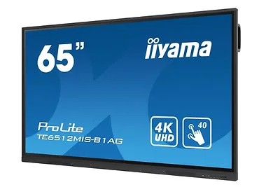 IIYAMA Monitor 65 cali TE6512MIS-B4AG  40pkt,IPS,4K,24/7,7H, ANDROID 14, RK3576, 8/128GB, EDLA, Essential