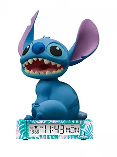 Lampka 3D z budzikiem Stitch