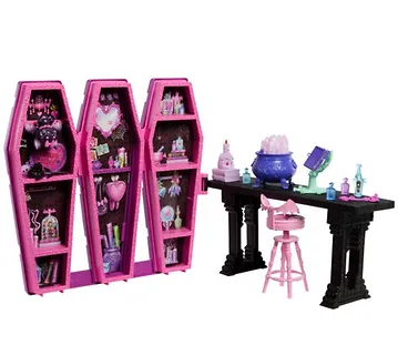 Mattel Zestaw akcesoriów Monster High Sekretny pokój eliksirów Draculaury