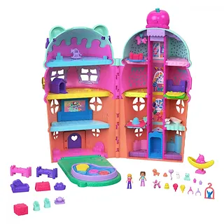 Mattel Zestaw figurek Polly Pocket Lodowy domek z basenem
