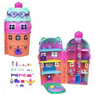 Mattel Zestaw figurek Polly Pocket Lodowy domek z basenem