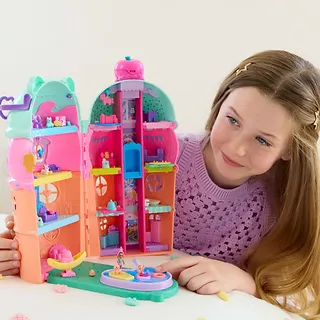Mattel Zestaw figurek Polly Pocket Lodowy domek z basenem