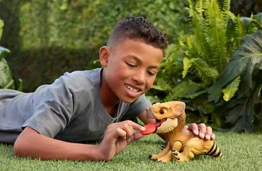 Mattel Figurka interaktywna Jurassic World Aquilops Dolores Tryb obrony