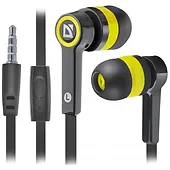 Defender Słuchawki douszne z mikrofonem PULSE 420 Czarno-żółte