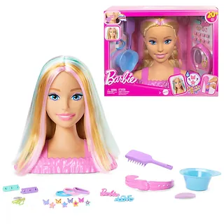 Mattel Głowa do stylizacji Barbie Deluxe Blond