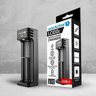 everActive Ładowarka akumulatorowa Li-ion USB-C LC100C