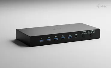 i-tec Stacja dokująca USB-C KVM Dock PRO Three Hosts Dual Video 2x Power Delivery max 92W
