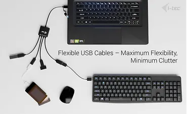 i-tec HUB USB-C/USB-A Cable 4 port (2x USB-C 2x USB-A)