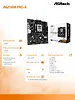 ASRock Płyta główna A620AM PRO-A AM5 4DDR5 HDMI M.2 mATX