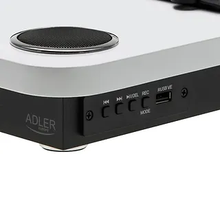 Adler Gramofon AD1914 Biały USB Bluetooth