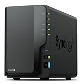 Synology Serwer NAS DS225+ 2x0HDD J4125 2GB DDR4 1xGbE 1x2,5GbE 3Y