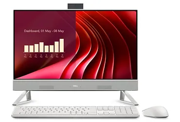 Komputer Dell 24 All-in-One EC24250 Win11Pro i5-1334U/16GB/512GB SSD/23.8 FHD/Intel Iris Xe/Cam/WLAN + BT/Backlit Kb/3Y ProSupport