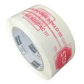 BSTech Taśma Ostrożnie szkło 100m x 6 szt