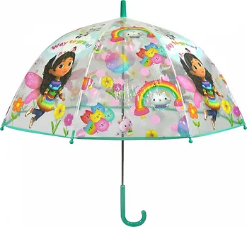 Kids Euroswan Parasolka przezroczysta automatyczna Gabby's Dollhouse