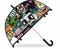 Kids Euroswan Parasolka przezroczysta manualna Minecraft