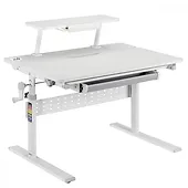 Ergo Office Biurko dla dzieci z regulacją wysokości max 40kg ER-483 Szare