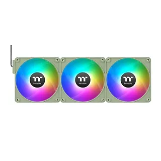 Thermaltake Wentylator - CT120 EX ARGB (3x120mm, PWM, łączenie magnetyczne) Matcha Green