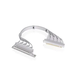 Thermaltake Taśma Riser  - PCI- E 4.0 x16 Extender - 400mm Dual 90° - Snow