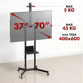 Maclean Wózek do TV max 45 kg, MC-113 B