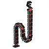 Maclean Organizer kabli, 1345mm czarno czerwony RS125