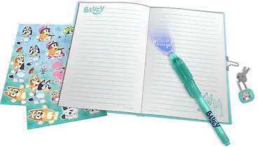 Kids Euroswan Pamiętnik z magicznym długopisem Bluey
