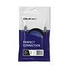 Qoltec Kabel USB4 Ultra-Fast | USB-C PD 240W | Thunderbolt 3/4 | 4K |   40Gb/s | 1m | Czarny