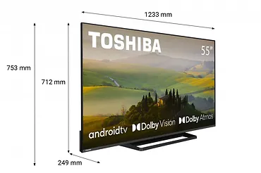 Toshiba Telewizor LED 55 cali 55UA3E63DG