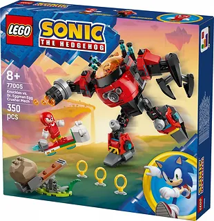LEGO Klocki Sonic 77005 Knuckles kontra Dr. Eggman w mechu Egg Crusher