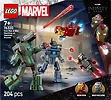 LEGO Klocki Super Heroes 76320 Iron Man i War Machine kontra drony Hammera