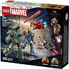 LEGO Klocki Super Heroes 76320 Iron Man i War Machine kontra drony Hammera