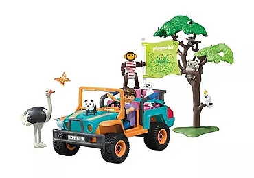 Playmobil Animals & Friends 71854 Kolorowe auto terenowe